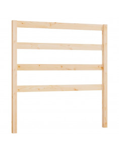 Testiera per Letto 96x4x100 cm in Legno Massello di Pino 2