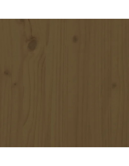 Testiera per Letto Miele 96x4x100 cm in Legno Massello di Pino