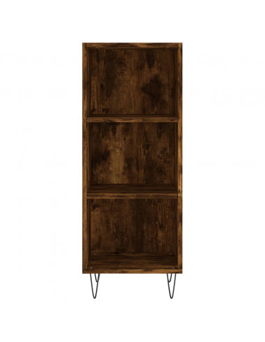 Credenza Rovere Fumo 34,5x32,5x90 cm in Legno Multistrato