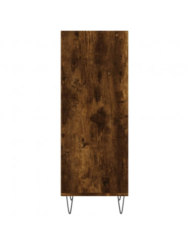 Credenza Rovere Fumo 34,5x32,5x90 cm in Legno Multistrato