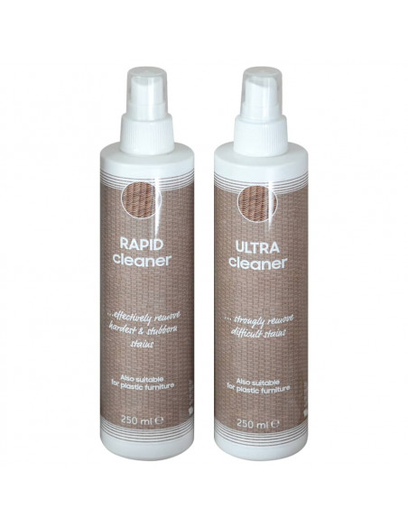 Kit di Pulizia per Mobili Giardino Rattan e Textilene 2x250ml
