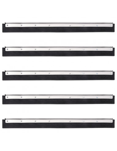 Testine Tergipavimento 5pz 60,5x2x5 cm in Acciaio e Gomma