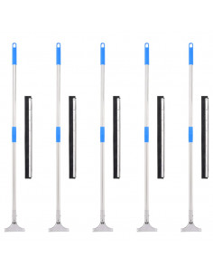 Tergipavimento 5 pz 55x119,5 cm in Acciaio e Gomma 2