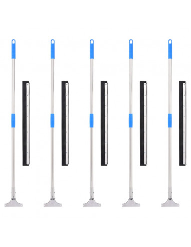 Tergipavimento 5 pz 60,5x119,5 cm in Acciaio e Gomma