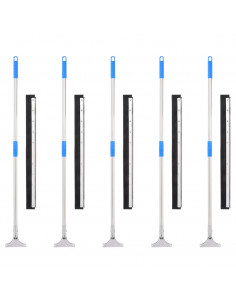 Tergipavimento 5 pz 75x119,5 cm in Acciaio e Gomma 2