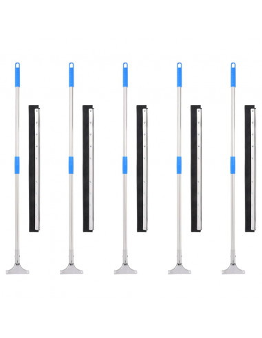 Tergipavimento 5 pz 75x119,5 cm in Acciaio e Gomma