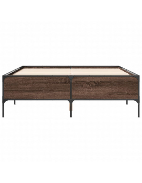 Giroletto Rovere Marrone 140x190cm in Legno Multistrato Metallo