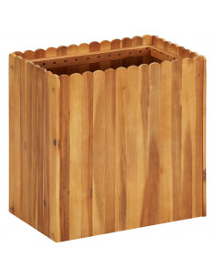 Letto Rialzato da Giardino 50x30x50 cm in Massello di Acacia 2