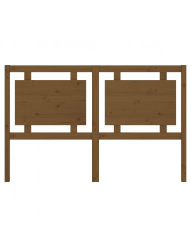 Testiera per Letto Miele 155,5x4x100 cm Legno Massello di Pino