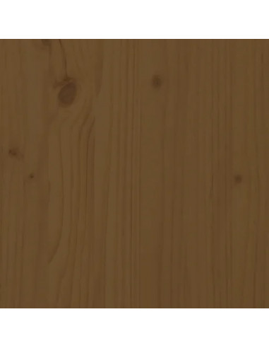 Testiera per Letto Miele 155,5x4x100 cm Legno Massello di Pino