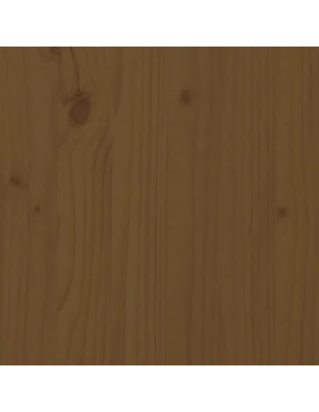 Testiera per Letto Miele 155,5x4x100 cm Legno Massello di Pino