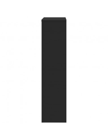 Copertura Termosifone Nera 104x20x82 cm Legno Multistrato