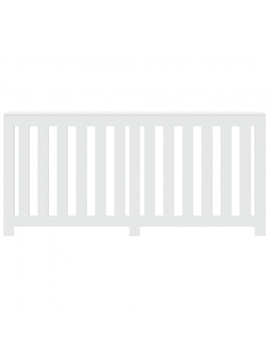 Copertura Termosifone Bianca 175x20x82 cm in Legno Multistrato