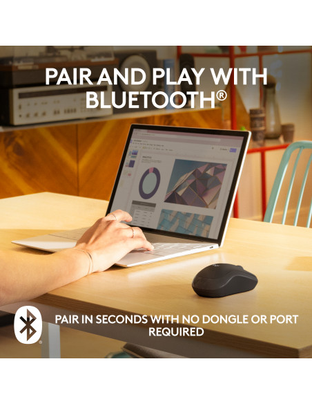 Logitech M240 mouse Viaggio Ambidestro Bluetooth