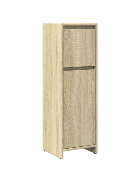Set Mobili da Bagno 3 pz Rovere Sonoma in Legno Multistrato