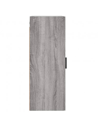 Mobile a Parete Grigio Sonoma 34,5x34x90 cm