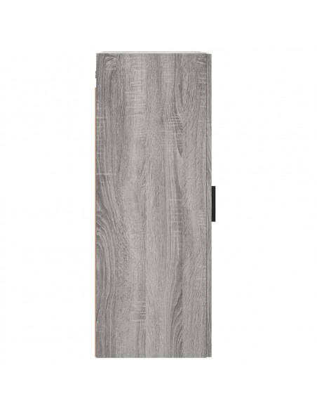 Mobile a Parete Grigio Sonoma 34,5x34x90 cm
