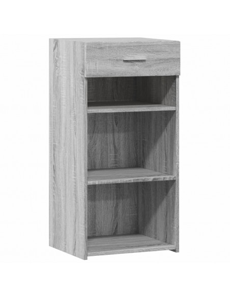Credenza Grigio Sonoma 45x42,5x93 cm in Legno Multistrato