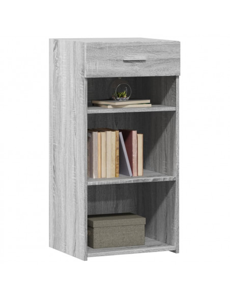 Credenza Grigio Sonoma 45x42,5x93 cm in Legno Multistrato