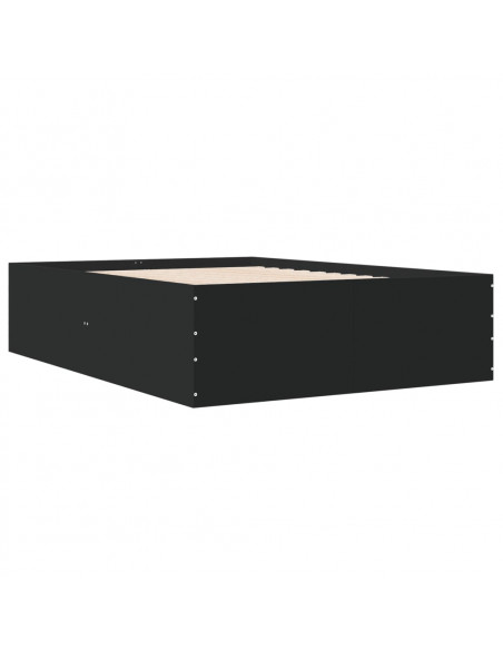 Giroletto Nero 140x190 cm in Legno Multistrato