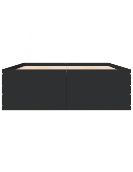 Giroletto Nero 140x190 cm in Legno Multistrato