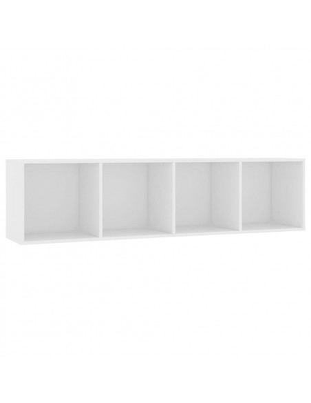 Libreria/Mobile TV Bianco 143x30x36 cm