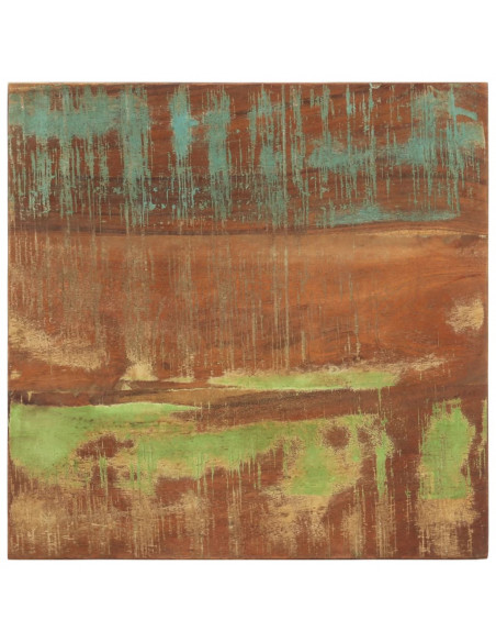 Tavolino 35x35x55 cm in Legno Massello di Recupero