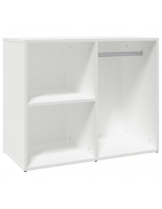 Armadietto per Cosmetici Bianco 80x40x65 cm Legno Multistrato 2