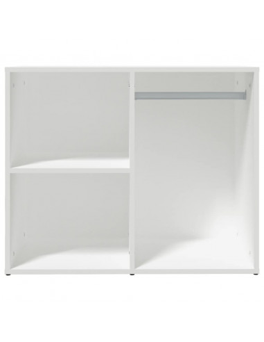 Armadietto per Cosmetici Bianco 80x40x65 cm Legno Multistrato