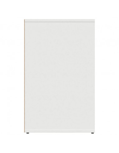 Armadietto per Cosmetici Bianco 80x40x65 cm Legno Multistrato