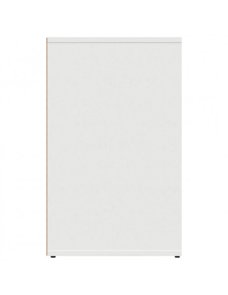 Armadietto per Cosmetici Bianco 80x40x65 cm Legno Multistrato