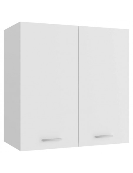 Mobile Pensile Bianco 60x31x60 cm in Legno Multistrato