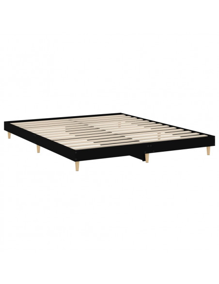 Giroletto Nero 180x200 cm in Legno Multistrato