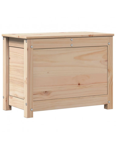 Contenitore Portaoggetti 60x32x45,5 cm Legno Massello Pino