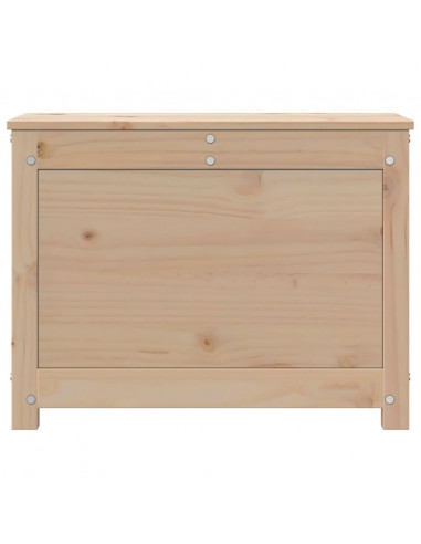 Contenitore Portaoggetti 60x32x45,5 cm Legno Massello Pino