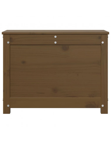 Contenitore Portaoggetti Miele 60x32x45,5cm Legno Massello Pino