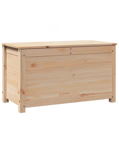 Contenitore Portaoggetti 80x40x45,5cm Legno Massello Pino