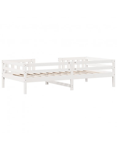 Giroletto Bianco 90x200 cm in Legno Massello di Pino