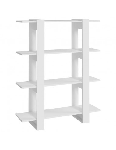Libreria/Divisorio Bianco 100x30x123,5 cm