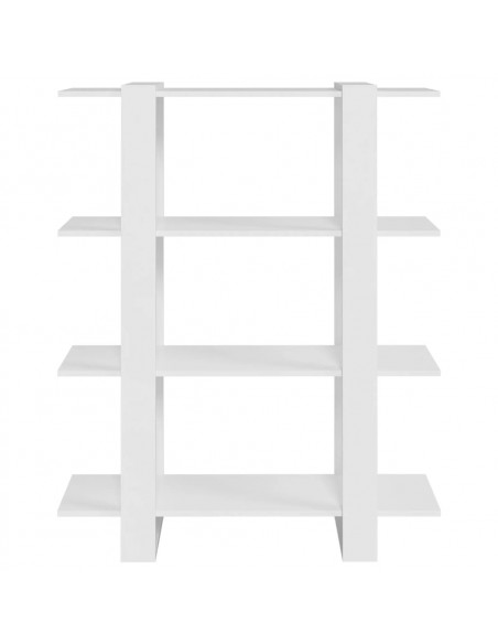 Libreria/Divisorio Bianco 100x30x123,5 cm