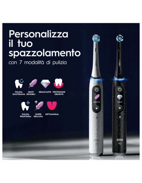 Oral-B iO SERIES 10 Adulto Spazzolino a vibrazione Nero