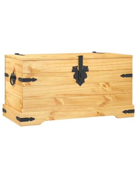 Cassapanca in Pino Messicano Corona Range 91x49,5x47 cm