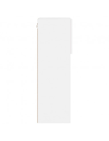 Mobile TV con Luci LED Bianco 40,5x30x90 cm