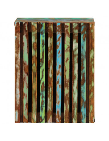 Mobile da Bagno a Parete 38x34x48cm in Legno Massello di Acacia