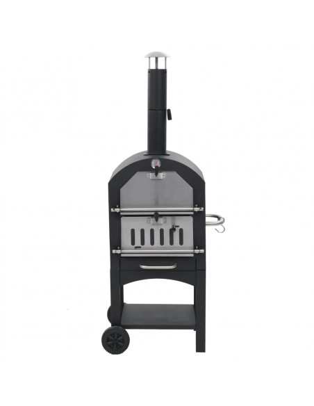 Forno Pizza Esterno a Carbonella con Pietra Refrattaria