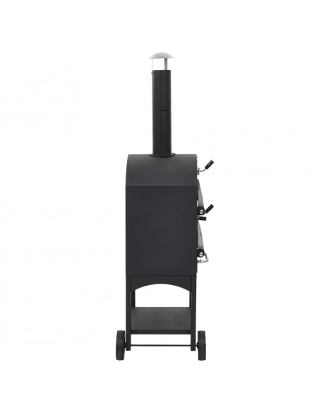 Forno Pizza Esterno a Carbonella con Pietra Refrattaria