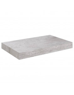 Scaffale a Parete Grigio Cemento 23x23,5x3,8 cm in MDF 2