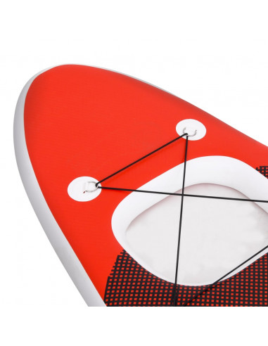 Set Tavola da SUP Gonfiabile Rosso 360x81x10 cm