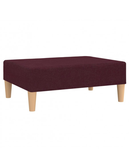 Poggiapiedi Viola 78x56x32 cm in Tessuto