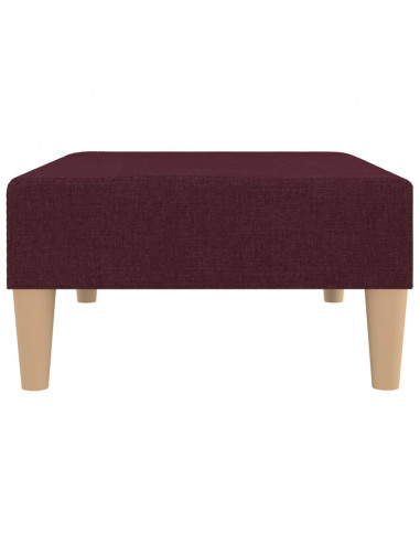 Poggiapiedi Viola 78x56x32 cm in Tessuto